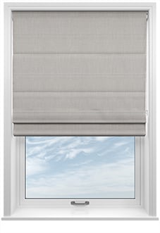 Laura Ashley Swanson, Natural - Twist&Fit Roman Blind